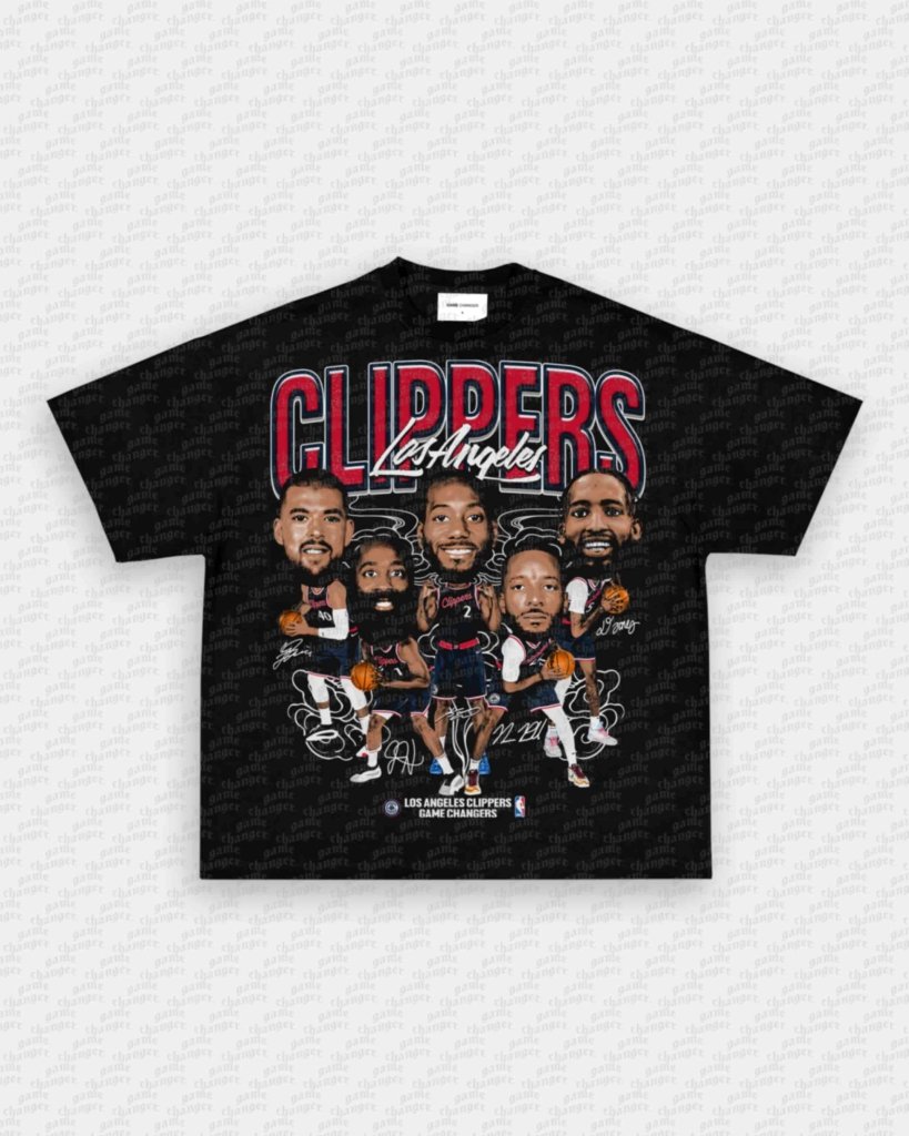 2024 BIG HEAD CLIPPERS TEE - VIP - GAME CHANGERS - GAME CHANGERS GRAPHIC TEE