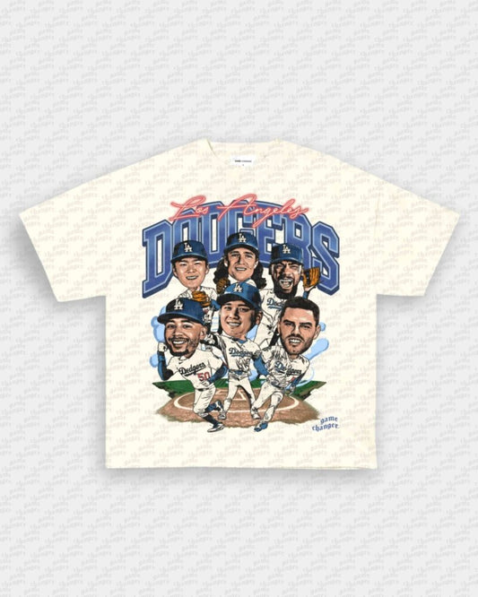 2025 BIG HEAD DODGERS TEE - VIP - GAME CHANGERS - GAME CHANGERS GRAPHIC TEE