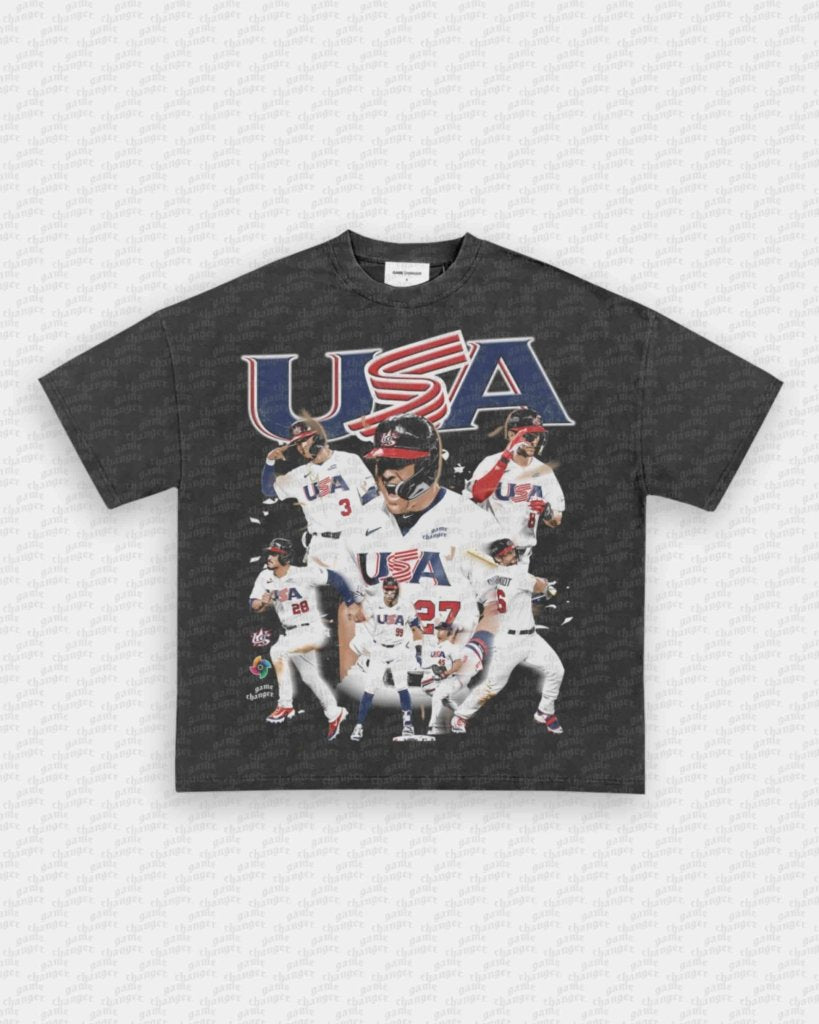 2026 WBC USA TEE - VIP - GAME CHANGERS - GAME CHANGERS GRAPHIC TEE