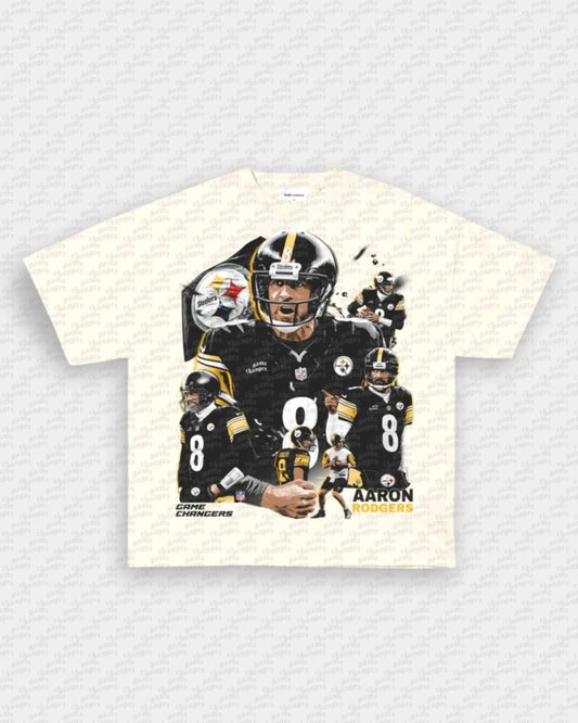 AARON RODGERS - STEELERS TEE - VIP - GAME CHANGERS - GAME CHANGERS GRAPHIC TEE