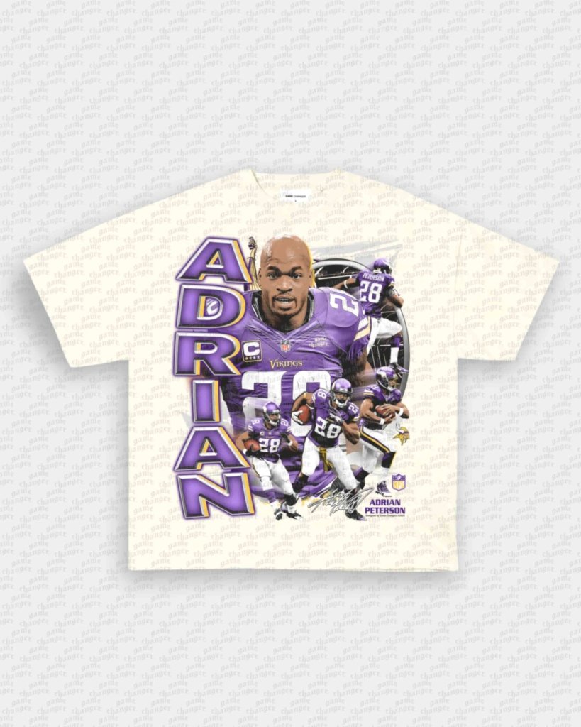ADRIAN PETERSON TEE - VIP - GAME CHANGERS - GAME CHANGERS GRAPHIC TEE