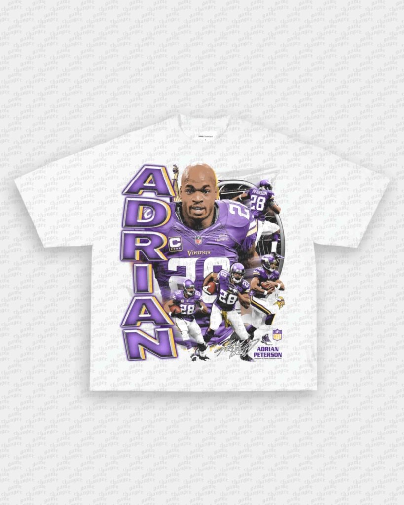 ADRIAN PETERSON TEE - VIP - GAME CHANGERS - GAME CHANGERS GRAPHIC TEE