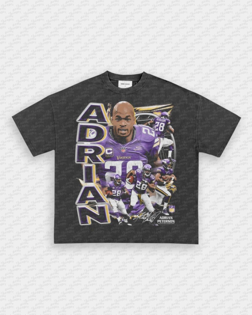 ADRIAN PETERSON TEE - VIP - GAME CHANGERS - GAME CHANGERS GRAPHIC TEE