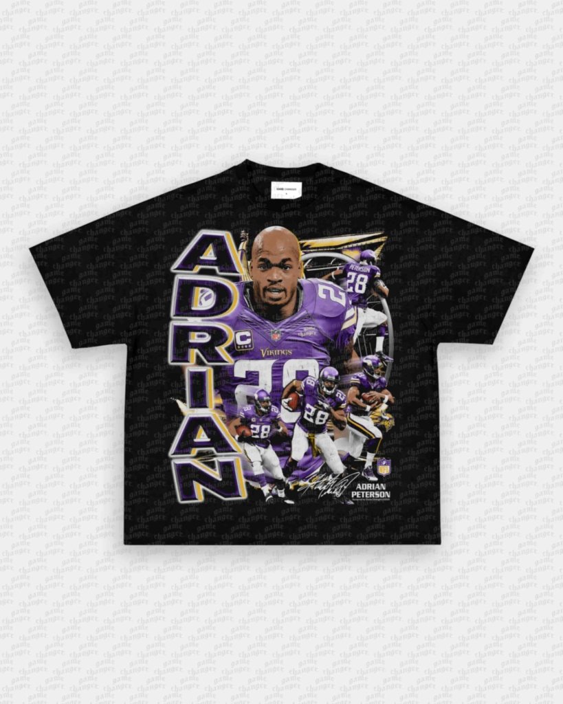 ADRIAN PETERSON TEE - VIP - GAME CHANGERS - GAME CHANGERS GRAPHIC TEE