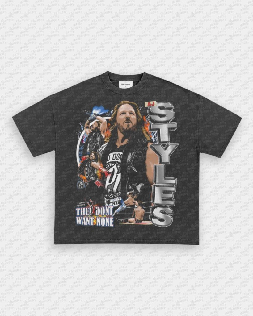 AJ STYLES TEE - VIP - GAME CHANGERS - GAME CHANGERS GRAPHIC TEE