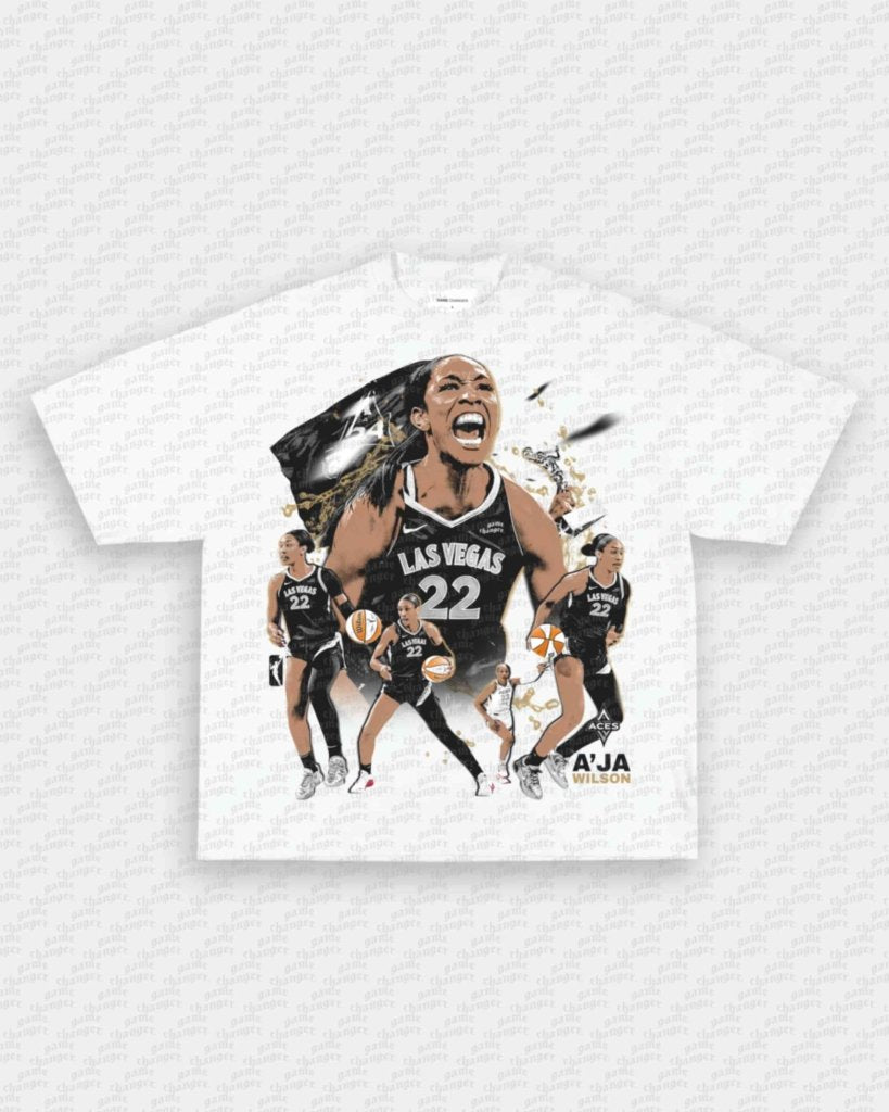 A'JA WILSON V2 TEE - VIP - GAME CHANGERS - GAME CHANGERS GRAPHIC TEE