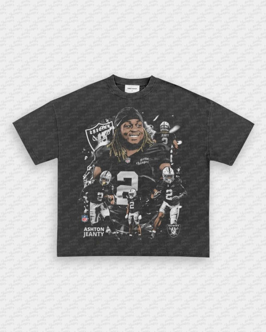 ASHTON JEANTY - RAIDERS V2 TEE - VIP - GAME CHANGERS - GAME CHANGERS GRAPHIC TEE