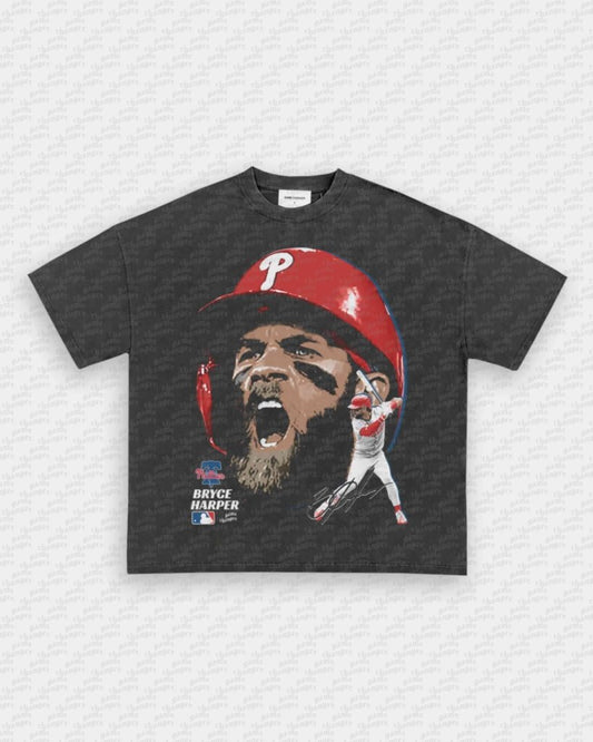 BIG FACE BRYCE HARPER TEE - VIP - GAME CHANGERS - GAME CHANGERS GRAPHIC TEE