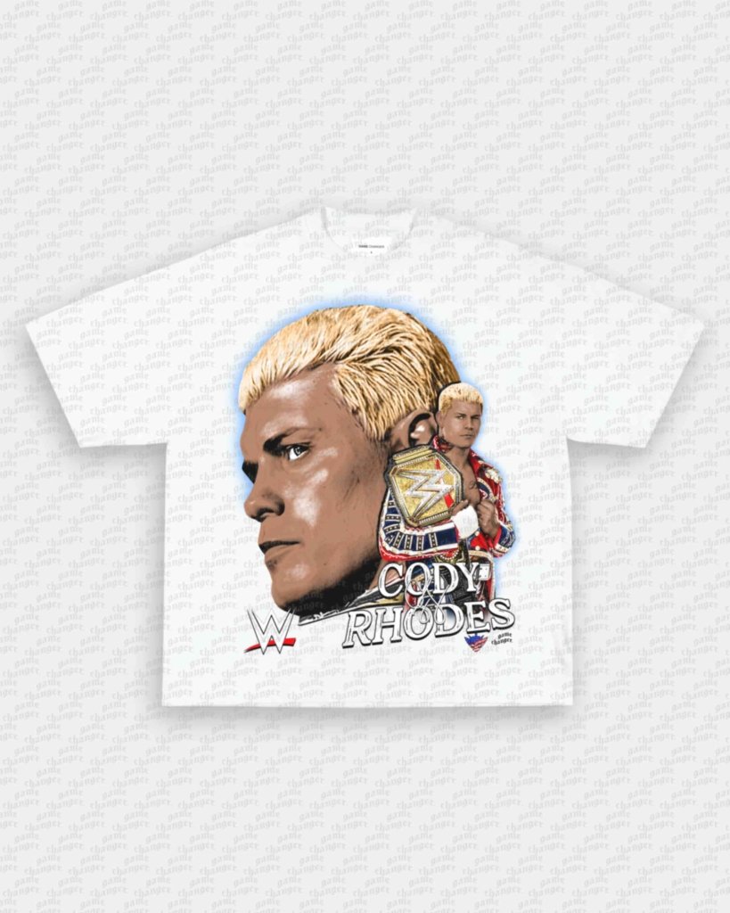 BIG FACE CODY RHODES TEE - VIP - GAME CHANGERS - GAME CHANGERS GRAPHIC TEE