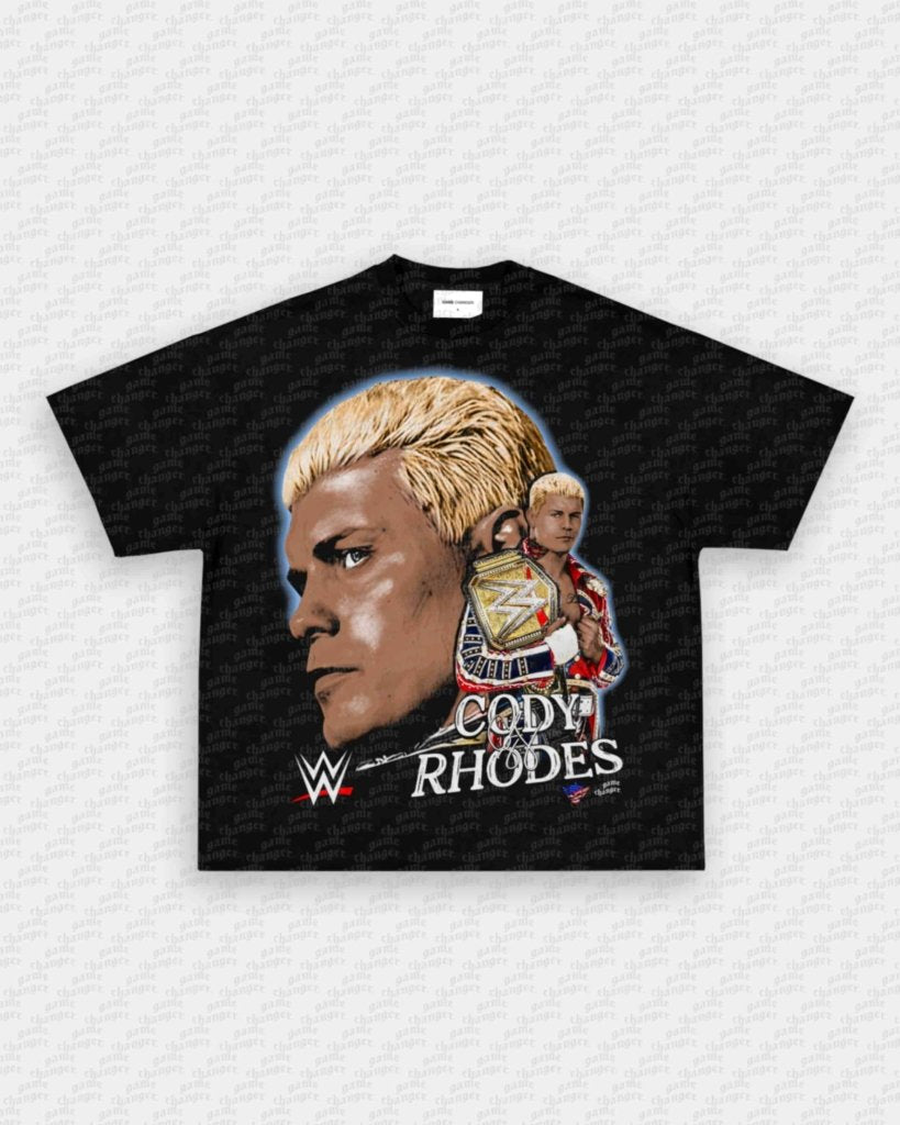 BIG FACE CODY RHODES TEE - VIP - GAME CHANGERS - GAME CHANGERS GRAPHIC TEE