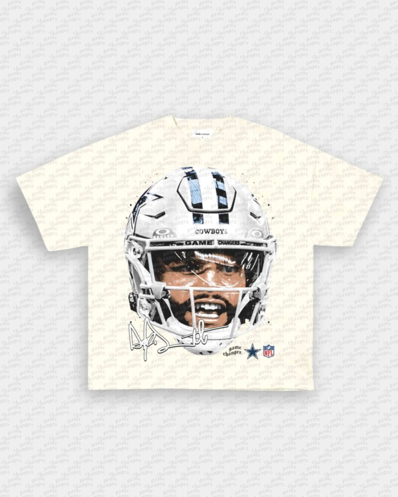 BIG FACE DAK PRESCOTT TEE - VIP - GAME CHANGERS - GAME CHANGERS GRAPHIC TEE