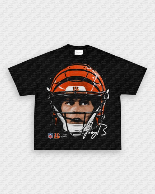 BIG FACE JOE BURROW TEE - VIP - GAME CHANGERS - GAME CHANGERS GRAPHIC TEE