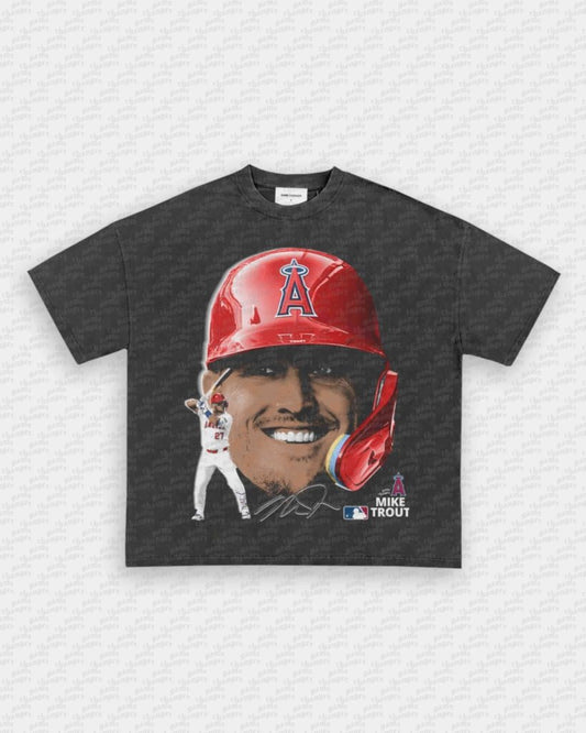BIG FACE MIKE TROUT TEE - VIP - GAME CHANGERS - GAME CHANGERS GRAPHIC TEE