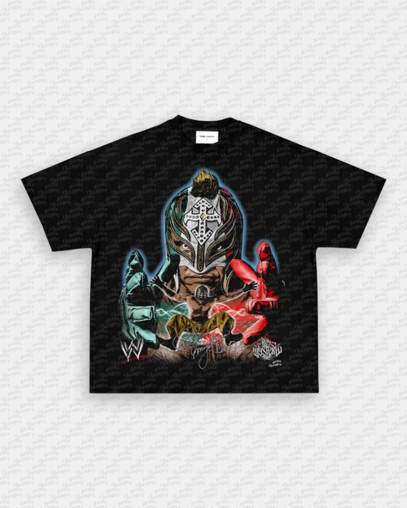 BIG FACE REY MYSTERIO TEE - VIP - GAME CHANGERS - GAME CHANGERS GRAPHIC TEE