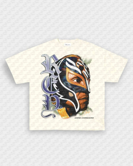 BIG FACE REY MYSTERIO V2 TEE - VIP - GAME CHANGERS - GAME CHANGERS GRAPHIC TEE