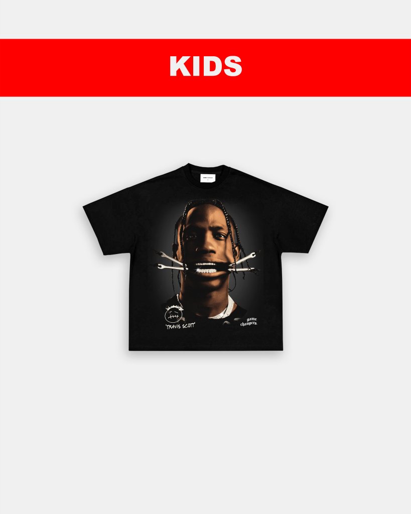 BIG FACE TRAVIS - KIDS TEE - VIP - GAME CHANGERS TEE
