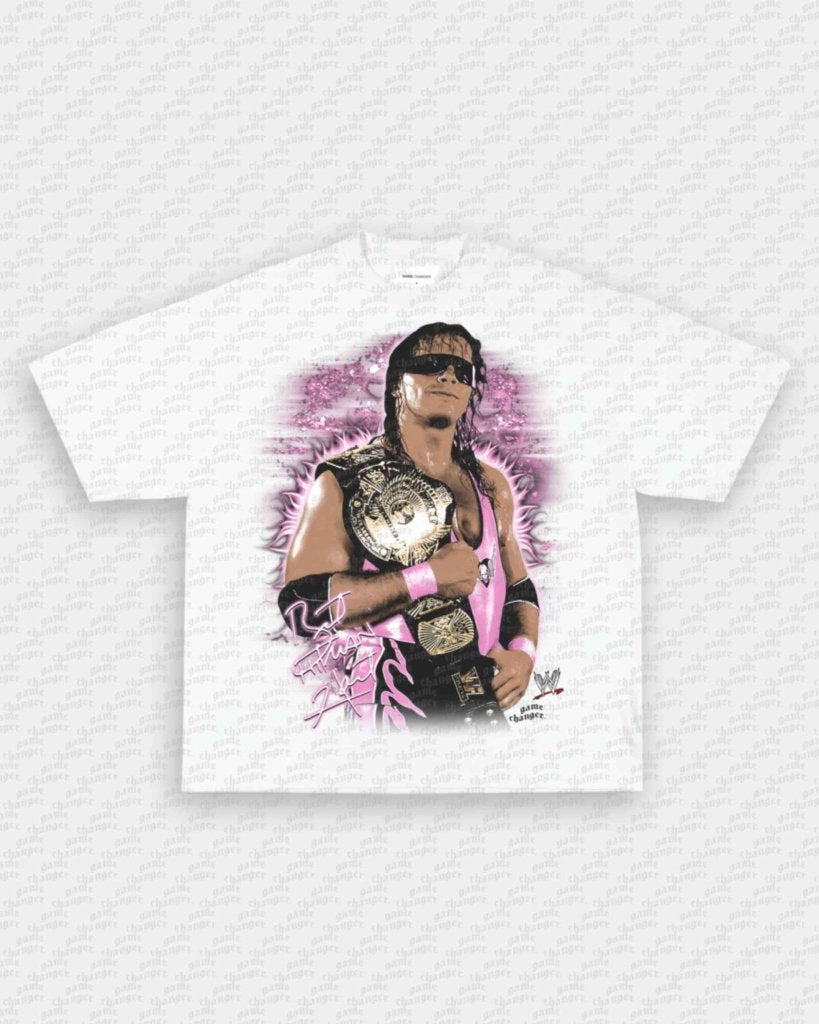 BRET HART V4 TEE - VIP - GAME CHANGERS - GAME CHANGERS GRAPHIC TEE