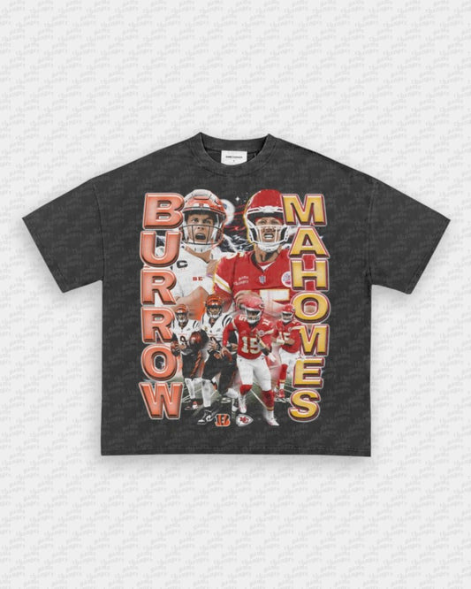 BURROW VS MAHOMES TEE - VIP - GAME CHANGERS - GAME CHANGERS GRAPHIC TEE