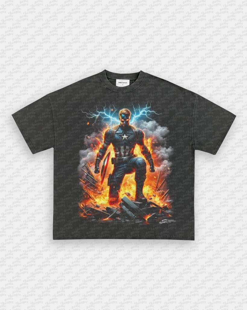 CAPTAIN AMERICA V2 TEE - VIP - GAME CHANGERS TEE