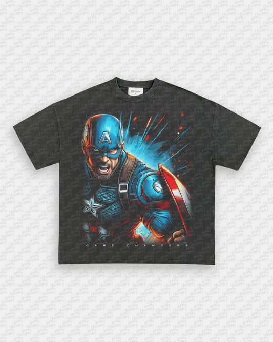 CAPTAIN AMERICA V5 TEE - VIP - GAME CHANGERS TEE