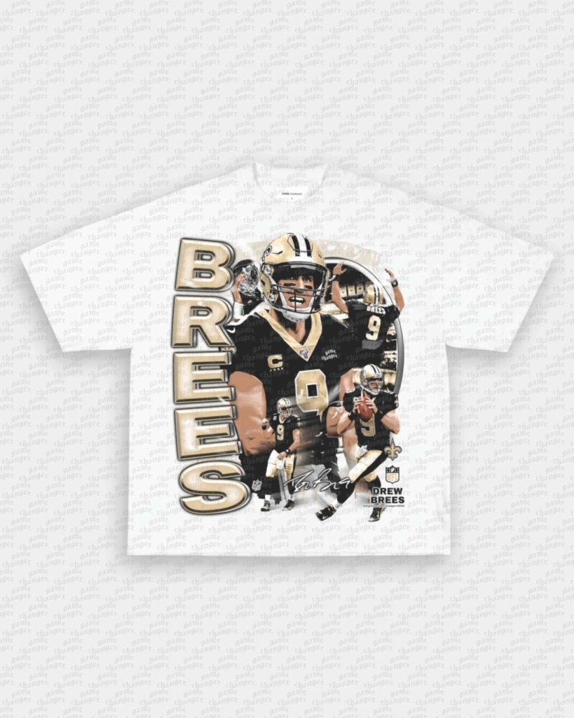 DREW BREES V2 TEE - VIP - GAME CHANGERS - GAME CHANGERS GRAPHIC TEE