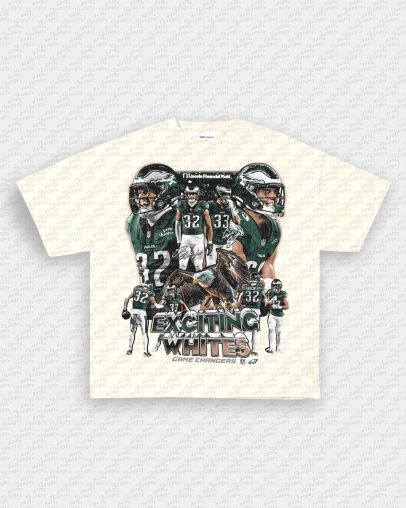 EXCITING WHITES TEE - VIP - GAME CHANGERS - GAME CHANGERS GRAPHIC TEE