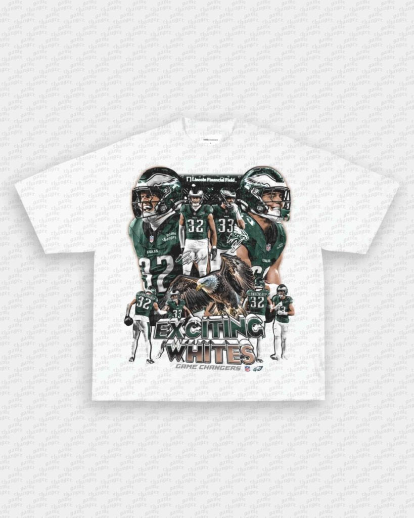 EXCITING WHITES TEE - VIP - GAME CHANGERS - GAME CHANGERS GRAPHIC TEE