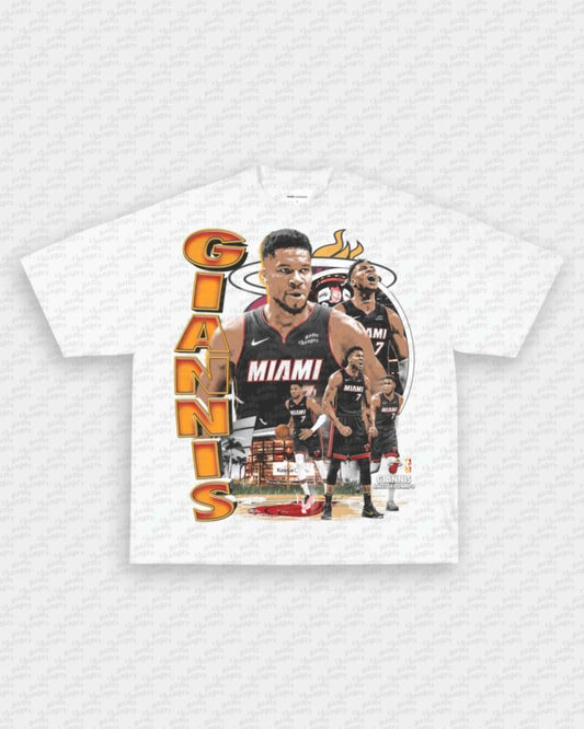 GIANNIS - HEAT TEE - VIP - GAME CHANGERS - GAME CHANGERS GRAPHIC TEE
