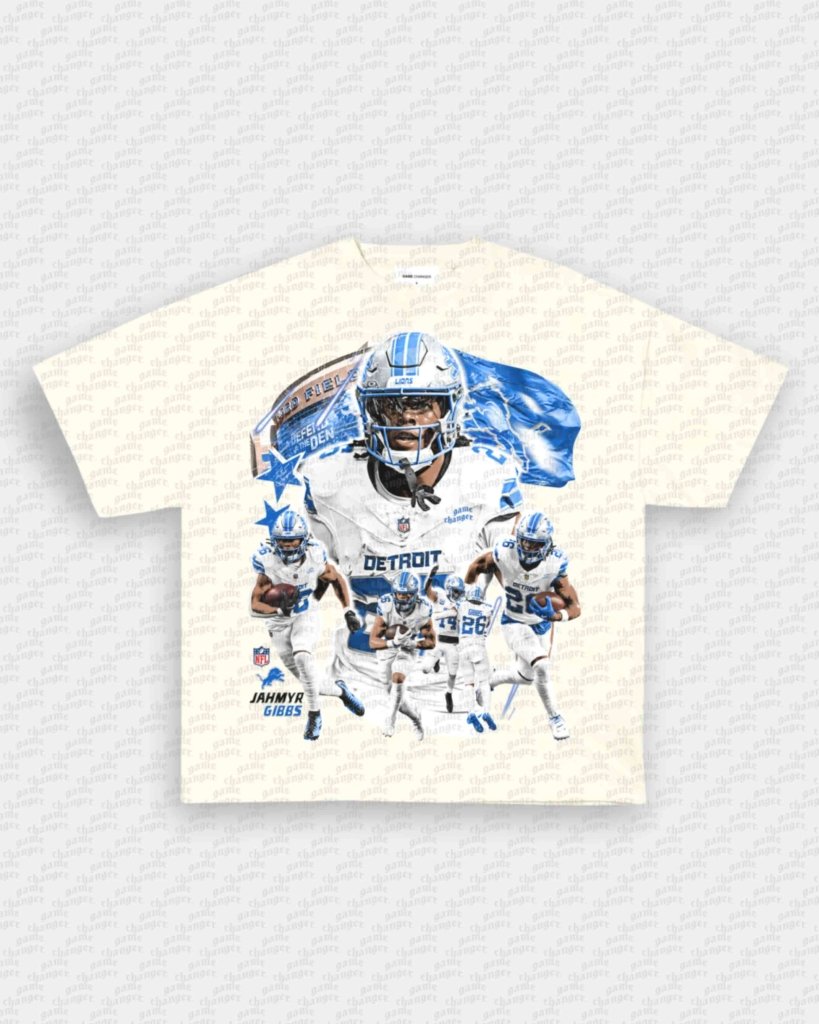 JAHMYR GIBBS V2 TEE - VIP - GAME CHANGERS - GAME CHANGERS GRAPHIC TEE