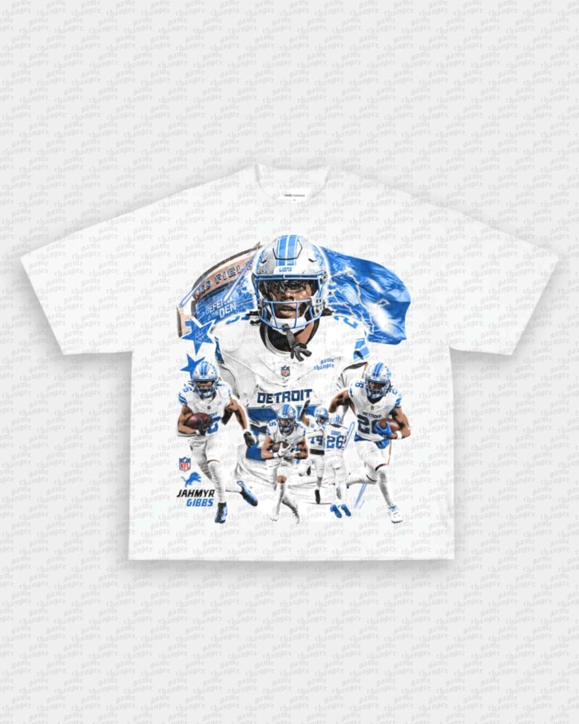 JAHMYR GIBBS V2 TEE - VIP - GAME CHANGERS - GAME CHANGERS GRAPHIC TEE