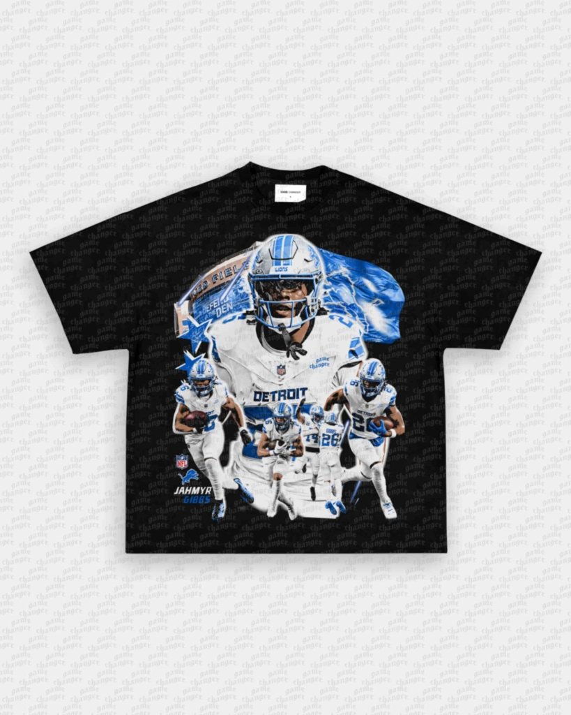 JAHMYR GIBBS V2 TEE - VIP - GAME CHANGERS - GAME CHANGERS GRAPHIC TEE