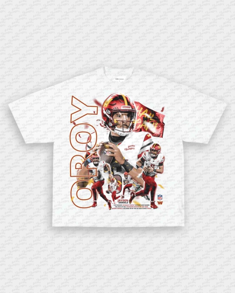 JAYDEN DANIELS - OROY TEE - VIP - GAME CHANGERS - GAME CHANGERS GRAPHIC TEE