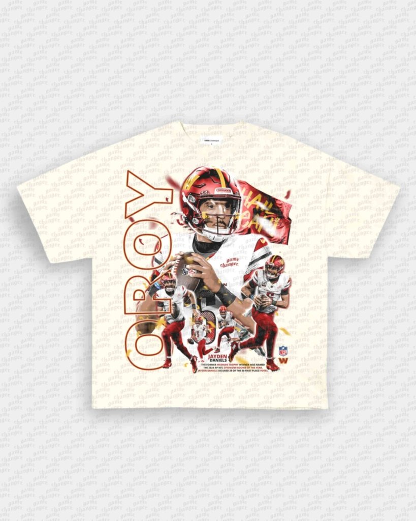 JAYDEN DANIELS - OROY TEE - VIP - GAME CHANGERS - GAME CHANGERS GRAPHIC TEE
