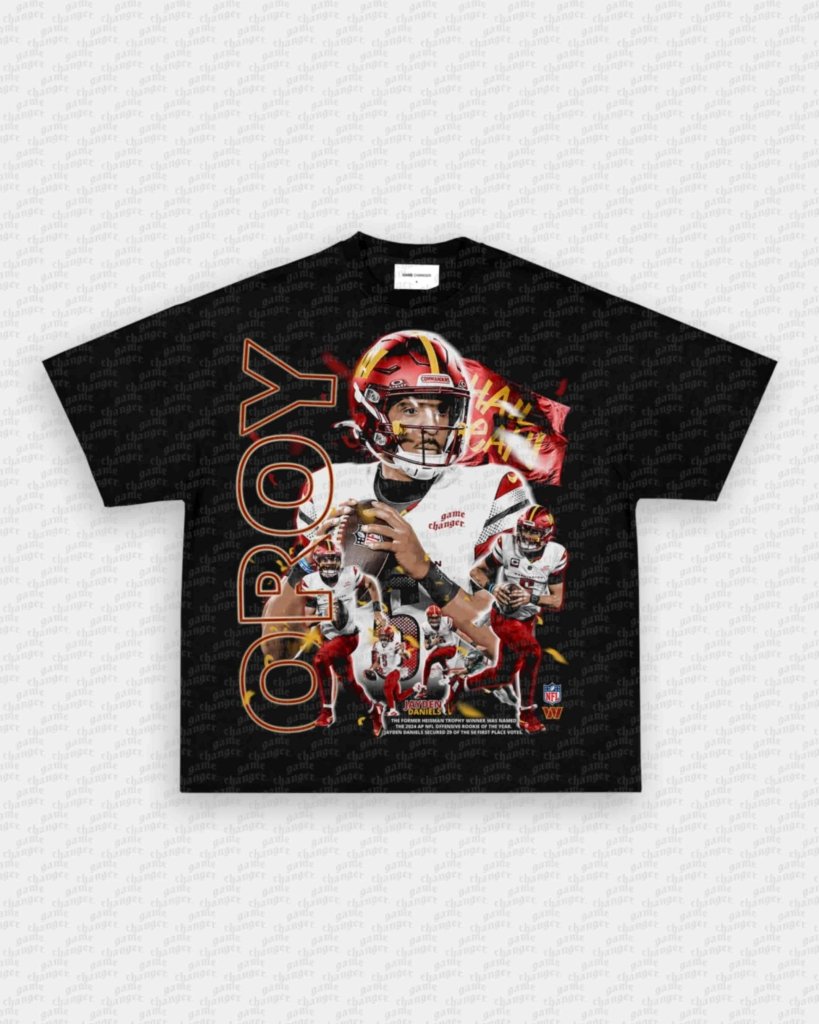 JAYDEN DANIELS - OROY TEE - VIP - GAME CHANGERS - GAME CHANGERS GRAPHIC TEE