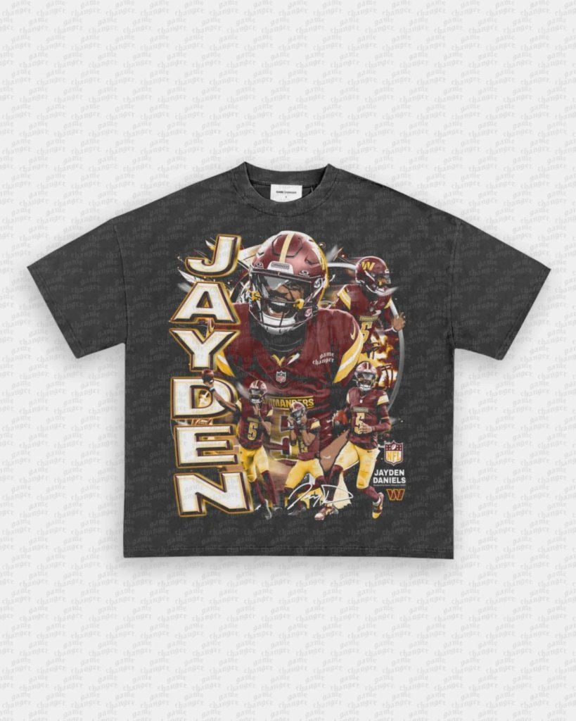 JAYDEN DANIELS V5 TEE - VIP - GAME CHANGERS - GAME CHANGERS GRAPHIC TEE