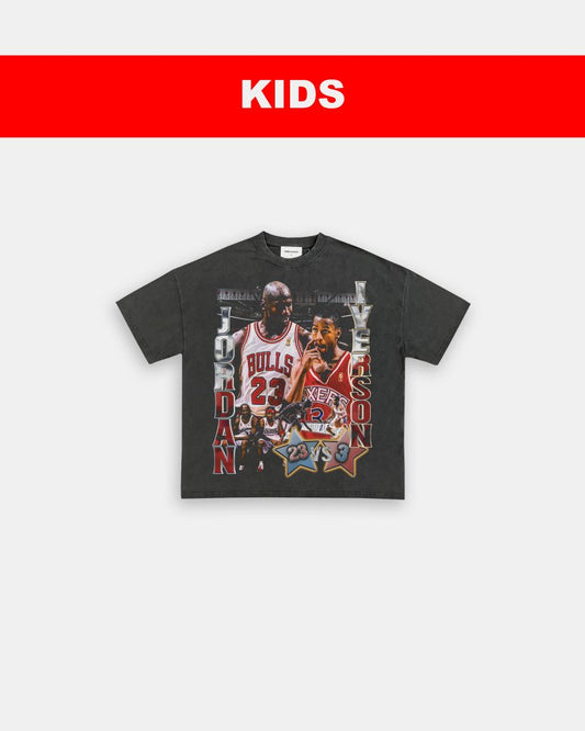 JORDAN VS IVERSON - KIDS TEE - VIP - GAME CHANGERS TEE