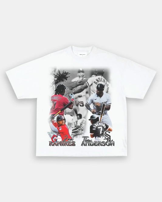 JOSE RAMIREZ VS TIM ANDERSON TEE - VIP - GAME CHANGERS TEE