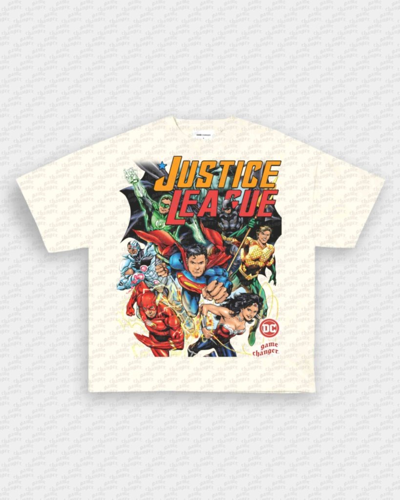 JUSTICE LEAGUE V2 TEE - VIP - GAME CHANGERS GRAPHIC TEE