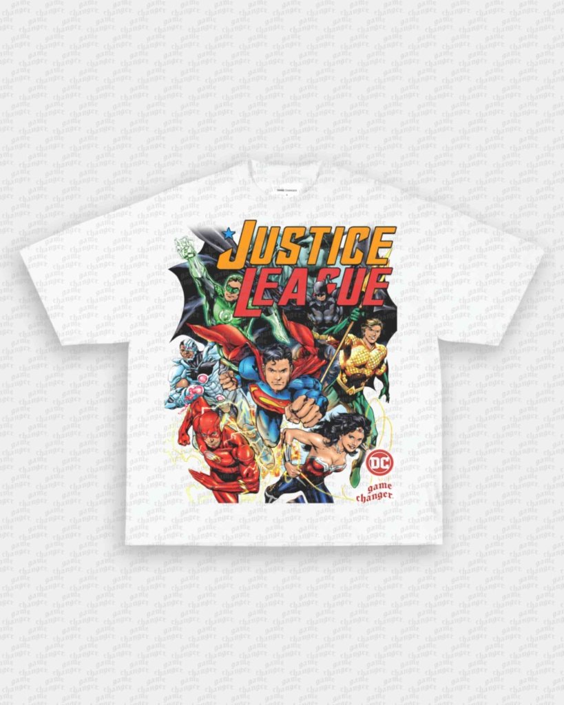 JUSTICE LEAGUE V2 TEE - VIP - GAME CHANGERS GRAPHIC TEE