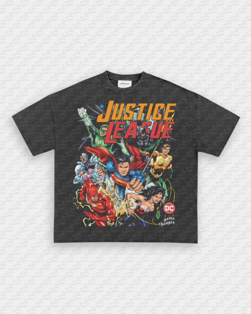 JUSTICE LEAGUE V2 TEE - VIP - GAME CHANGERS GRAPHIC TEE