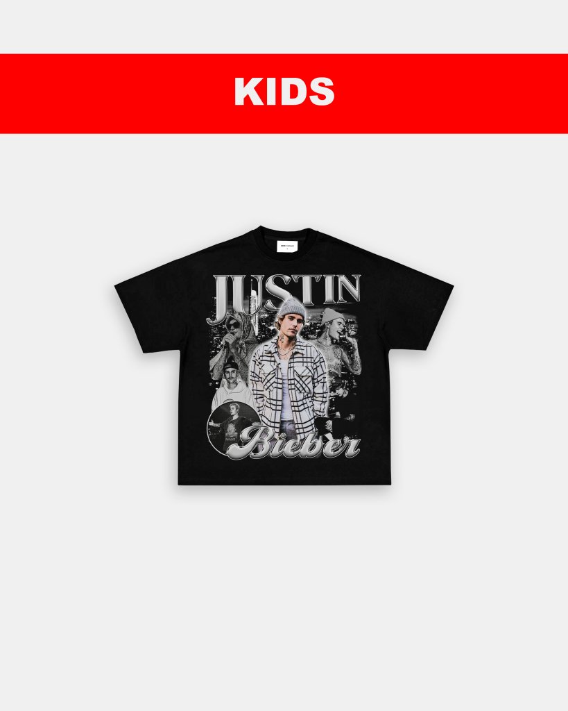 JUSTIN BIEBER - KIDS TEE - VIP - GAME CHANGERS TEE