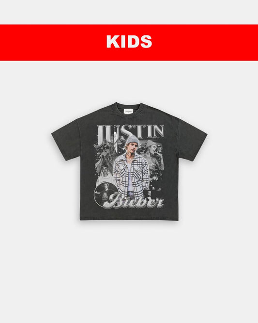 JUSTIN BIEBER - KIDS TEE - VIP - GAME CHANGERS TEE
