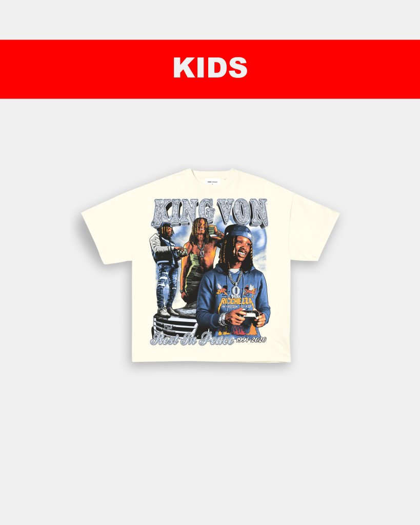 KING VON 2 - KIDS TEE - VIP - GAME CHANGERS TEE