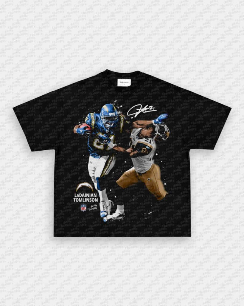 LADAINIAN TOMLINSON V3 TEE - VIP - GAME CHANGERS - GAME CHANGERS GRAPHIC TEE
