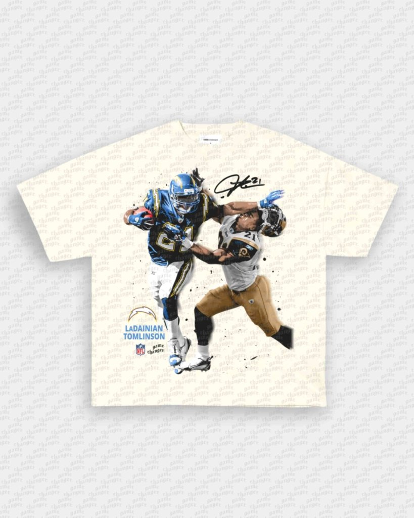 LADAINIAN TOMLINSON V3 TEE - VIP - GAME CHANGERS - GAME CHANGERS GRAPHIC TEE