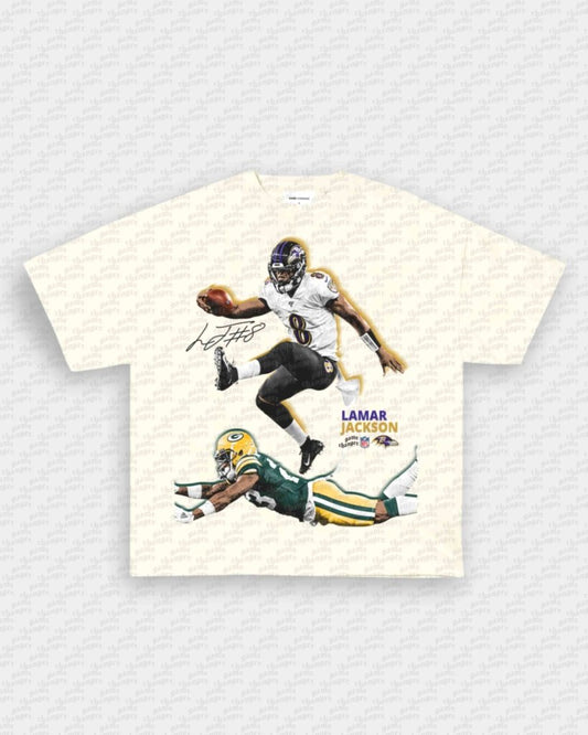 LAMAR JACKSON V2 TEE - VIP - GAME CHANGERS - GAME CHANGERS GRAPHIC TEE