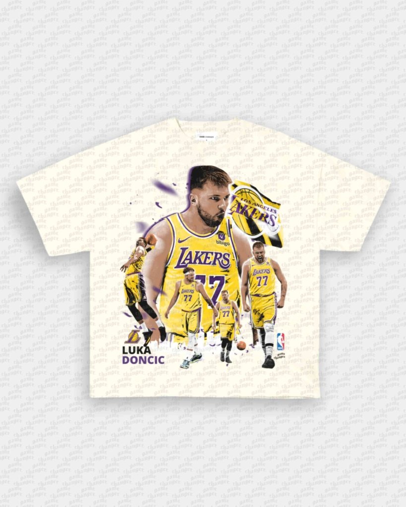 LUKA - LAKERS TEE - VIP - GAME CHANGERS - GAME CHANGERS GRAPHIC TEE