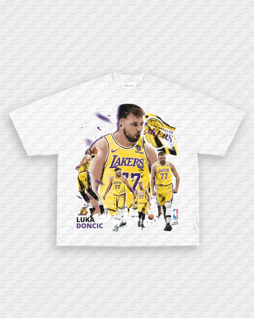 LUKA - LAKERS TEE - VIP - GAME CHANGERS - GAME CHANGERS GRAPHIC TEE