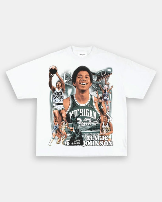 MAGIC JOHNSON - MICHIGAN TEE - VIP - GAME CHANGERS TEE