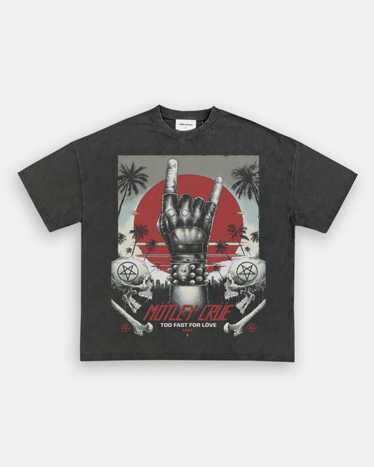 MOTLEY CRUE TOO FAST FOR LOVE TEE - VIP - GAME CHANGERS - GAME CHANGERS GRAPHIC TEE